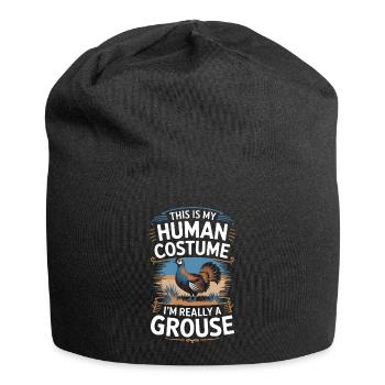 Auerhahn - Jersey-Beanie - Schwarz - Vorne