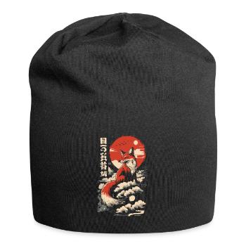 Fuchs Kitsune Japan - Jersey-Beanie - Schwarz - Vorne