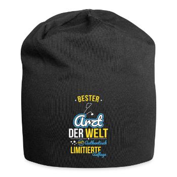 Meilleur médecin du monde - 100 % authentique - Bonnet en jersey - noir - Devant