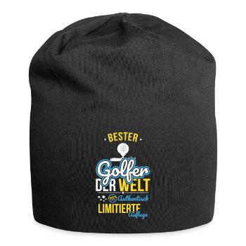 Best Golfer in the World - 100% Authentic - Jersey Beanie - black - Front