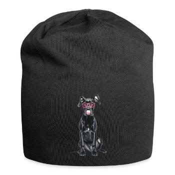 Deutsche Dogge - Jersey-Beanie - Schwarz - Vorne