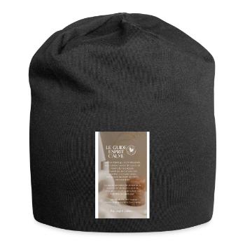 Weisheit - Jersey-Beanie - Schwarz - Vorne