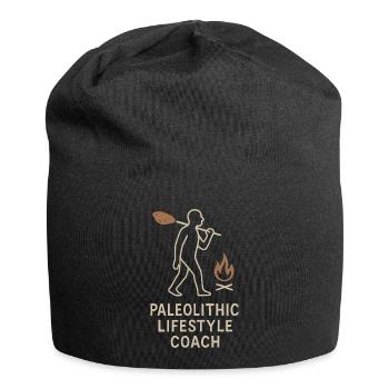 Prehistoric stone tools of Homo - Jersey Beanie - black - Front
