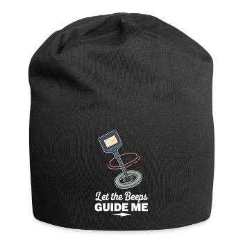 Introverted metal detector hobbyist - Jersey Beanie - black - Front
