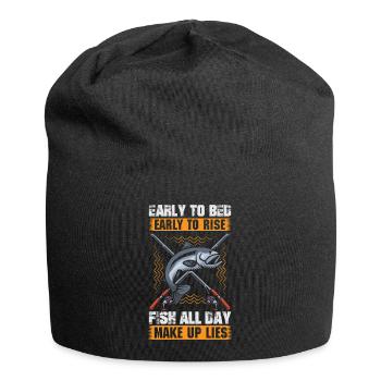 Pêcheurs Pêcheurs Pêcheurs Pêcheurs Pêcheurs Sportifs - Bonnet en jersey - noir - Devant