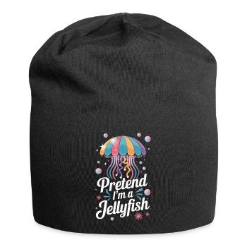 Faites comme si j’étais une méduse Expression de méduse colorée pour - Bonnet en jersey - noir - Devant