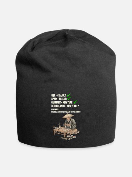 Vuurwerk for Netherlands - Jersey-Beanie - Schwarz