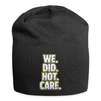 On ne nous souciait pas du design rétro qui s’impose - Bonnet en jersey - noir - Devant