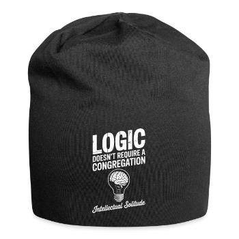 Logique Solitude Ampoule Tee - Bonnet en jersey - noir - Devant