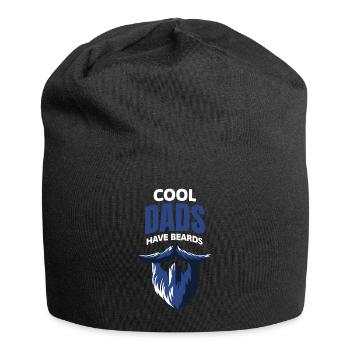 Coole Väter Haben Bärte - Jersey-Beanie - Schwarz - Vorne