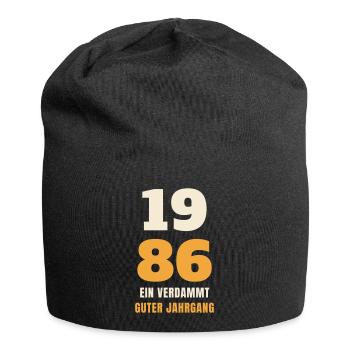 1986 Ein verdammt guter Jahrgang 40. Geburtstag - Jersey-Beanie - Schwarz - Vorne