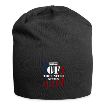 Vétéran des États-Unis - Bonnet en jersey - noir - Devant