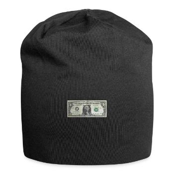 Dollar - Jersey-Beanie - Schwarz - Vorne