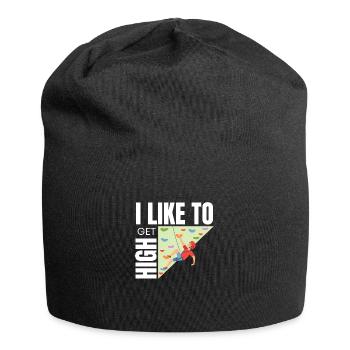Wall Climbing Rock Climbing - Jersey Beanie - black - Front