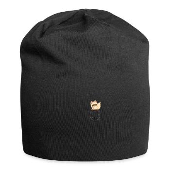 Pocket Ferret Lover Cute Rabbit Weasel Pet - Bonnet en jersey - noir - Devant