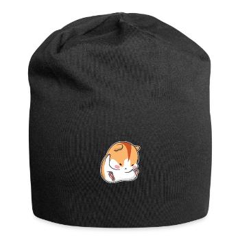 Hamster Shirt | Golden Hamster Lover Nagetier Haustier - Jersey-Beanie - Schwarz - Vorne