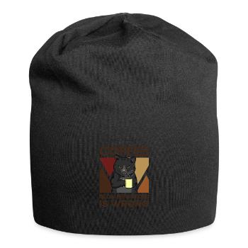 Coffee Because Murder Is False - Jersey Beanie - black - Front