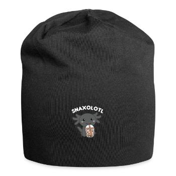 Snaxolotl Axolotl Bubble Tea Liebhaber süße Tiere - Jersey-Beanie - Schwarz - Vorne