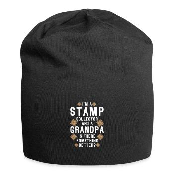 Stamps collect stamp collection - Jersey Beanie - black - Front