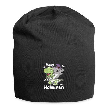 Koala Happy Halloween T-Rex Mummy Costume - Jersey Beanie - black - Front