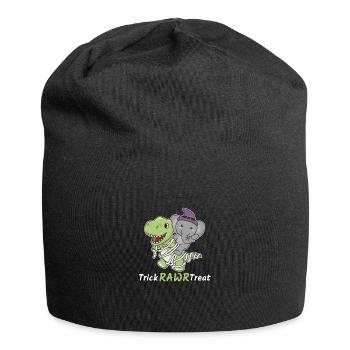 Elephant Trick Rawr Treat T-Rex Mummy Costume - Jersey Beanie - black - Front