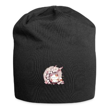 Chat Animaux mignons pour enfants Kawaii Chats - Bonnet en jersey - noir - Devant