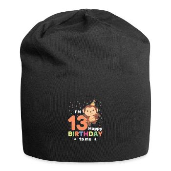Singe pour les enfants de treize ans - Bonnet en jersey - noir - Devant