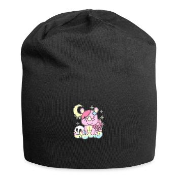 Kawaii Gothic Rhinoceros Pastel Gothic Goth - Jersey Beanie - black - Front