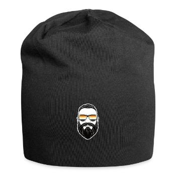 Bear Brotherhood Drapeau Pride LGBTQ Ours Barbe - Bonnet en jersey - noir - Devant
