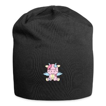 Kawaii Gothic Dragon Pastel Gothic Goth - Jersey Beanie - black - Front