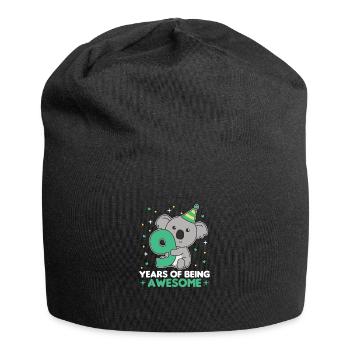 Koala pour les enfants de 9 ans de neuf ans - Bonnet en jersey - noir - Devant
