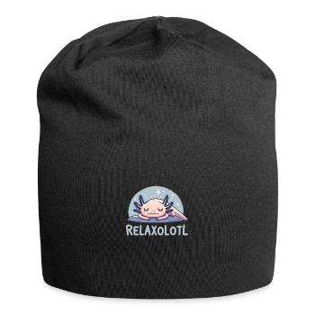 Relaxolotl Axolotl Lovers Cute Animals Relax - Jersey Beanie - black - Front