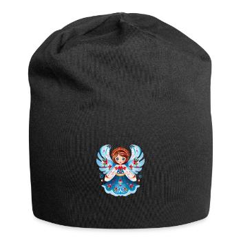 Russische Tradition Weihnachten - Jersey-Beanie - Schwarz - Vorne