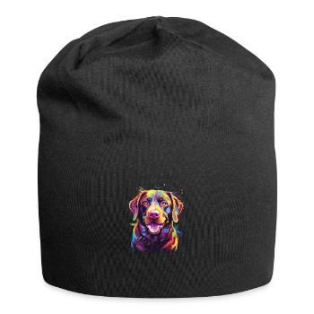 Wasserfarben Farbenfroher Chesapeake Bay Retriever - Jersey-Beanie - Schwarz - Vorne