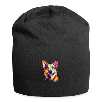 Aquarelles Colorées Canaan Canaan - Bonnet en jersey - noir - Devant