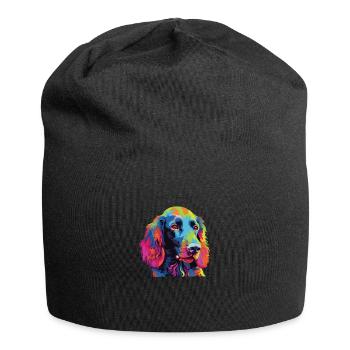 Watercolors Colorful Irish Water Water - Jersey Beanie - black - Front
