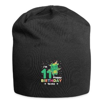 Dragon pour les 11 ans pour les enfants de onze ans - Bonnet en jersey - noir - Devant