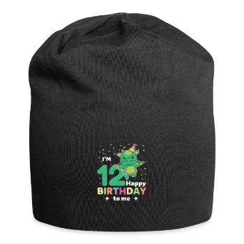 Dragon pour les 12 ans pour les enfants de douze ans - Bonnet en jersey - noir - Devant