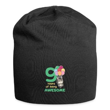 Âne pour les enfants de 9 ans de neuf ans - Bonnet en jersey - noir - Devant