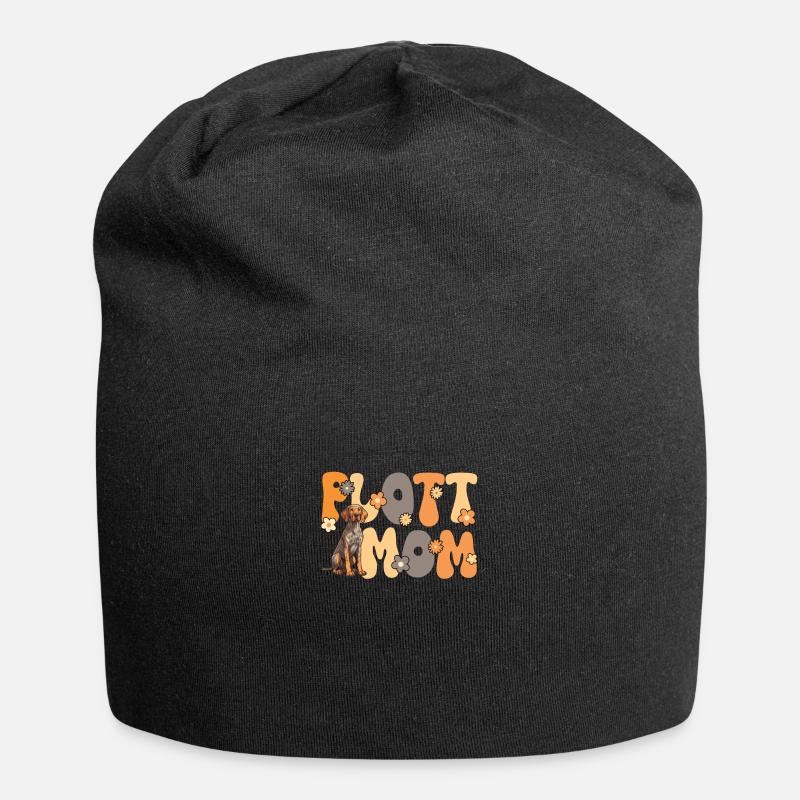 Plott Hound Groovy Plott Mom - Jersey-Beanie - Schwarz