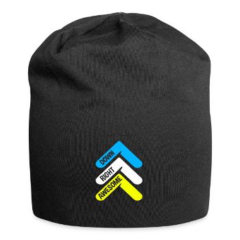 Down Syndrom - Jersey-Beanie - Schwarz - Vorne