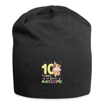 Vache pour les enfants de 10 ans - Bonnet en jersey - noir - Devant