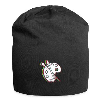 Maler - Jersey-Beanie - Schwarz - Vorne