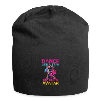 Dance Like A Star Hip Hop Avatar - Jersey-Beanie - Schwarz - Vorne