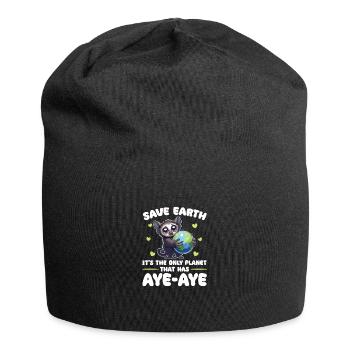 Ist der einzige Planet mit Fingertiere Earth Day - Jersey-Beanie - Schwarz - Vorne