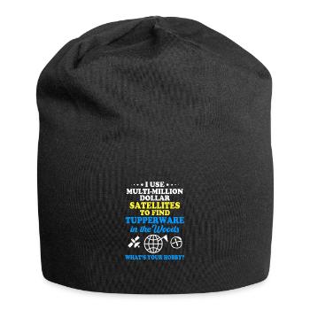 Geocaching Geocache Geocacher - Jersey Beanie - black - Front