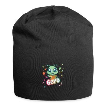 GERO - Beautiful boy name with cute alien - Jersey Beanie - black - Front