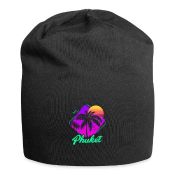 Thailand Thai Sprache Phuket - Jersey-Beanie - Schwarz - Vorne