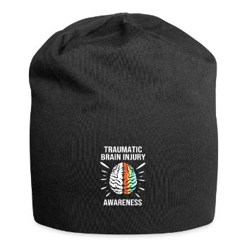 Traumatic brain injury - Jersey Beanie - black - Front