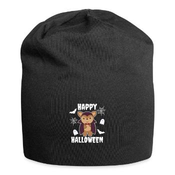 Cerf Joyeux Halloween Mignon Diable Vampire Costume - Bonnet en jersey - noir - Devant